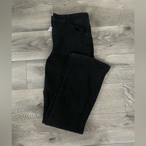 Black Straight Leg Jeans